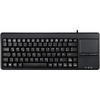 Klaviatūra aixcase Ersatztastatur DE + Touchpad USB für 19" Rack