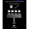 Akasa RGB LED Splitter kabelis, nuo 1 iki 4 vnt., 10cm, juodas AK-081