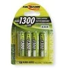1x4 Ansmann maxE NiMH rech. šikšnosparnis, Mignon AA 1300 mAh