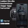 Išmanusis laikrodis Amazfit Bip 6, Kreminės spalvos su raudonu dirželiu