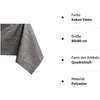 AmeliaHome Staltiesė kakaos spalvos 80×80 cm AH VESTA HMD