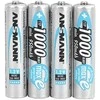 1x4 Ansmann NiMH rech. baterija 1000 Micro AAA 950 mAh