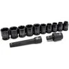 SATA 1/2 "IMPACT SOCET RINKINYS 12 vnt.