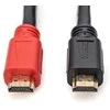 Assmann Electronic ASSMANN HDMI didelės spartos A tipo jungties kabelis su stiprintuvu. M/M 10.0mw/Ethernet Ultra HD 24p CE auksinis bl