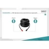 Assmann Electronic ASSMANN HDMI didelės spartos A tipo jungties kabelis su stiprintuvu. M/M 20.0mw/Ethernet Ultra HD 24p CE auksinis bl