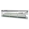 Assmann Electronic DIGITUS Patch Panel 19inch 24Port Cat6 ekranuotas pilkas RAL7035 kabelio montavimas apie LSA