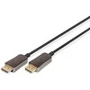 Assmann Electronic ASSMANN DisplayPort AOC Hibridinio pluošto prijungimo kabelis M/M 10m UHD 8K60Hz CE auksinis bl