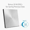 Asus | SDRW-08U7M-U | Sąsaja USB 2.0 | DVD±RW | CD skaitymo greitis 24 x | CD įrašymo greitis 24 x | Sidabras | Stalinis kompiuteris / Nešiojamasis kompiuteris