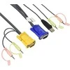 ATEN 2L-5302U ATEN KVM kabelis (HD15-SVGA, USB, USB, garsas) – 1,8 m