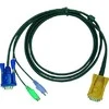 ATEN 2L-5202P ATEN KVM kabelis HD15-SVGA PS/2 PS/2 - 2m