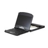Aten | 1U Ultra Short Gylis Dual Rail plačiaekranis LCD pultas (USB/HDMI/DVI/VGA)