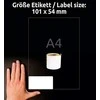 Avery Zweckform TEK. ZF UNIVERSALUS. ROL 101X54 110EIII – ASS0722430