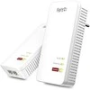 Maršrutizatorius AVM FRITZ!Powerline 1240 AX WLAN rinkinys 1200 Mbit/s laidinis LAN Wi-Fi, baltas, 2 vnt.