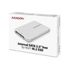 AXAGON RSS-M2SD SATA - M.2 SSD SATA, iki 80mm SSD, ALU body