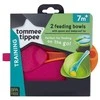 TOMMEE TIPPEE dubenėliai su dangteliu ir šaukštu, 2 vnt., 44671891