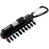 Bahco Smūginių antgalių rinkinys 25mm, 11vnt, su karabinu, PH,PZ,TORX + laikiklis