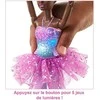 Mattel HLC26 Barbie Ballerina Doll Magic Lights Brunette | Mattel