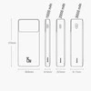 Išorinė baterija Power Bank Baseus Bipow Type-C PD+2xQuick Charge 3.0 15W 30000mAh su ekranu juoda PPBD050201