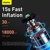Automobilinis oro kompresorius Baseus Super Mini Inflator Pump CRCQ000001