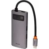 Jungčių stotelė / adapteris USB C kištukas - 4 rūšių jungtys Metal Gleam BASEUS