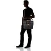 Basil Single City Pannier URBAN DRY BUSINESS BAG 20L, užsegimas kabliuku, vandeniui atsparus poliesteris, medžio anglis (BAS-17661)