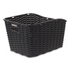 Luggage rack basket BASIL Weave WP, juodas