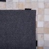 Beliani Odos skiautės kilimas 140 x 200 cm juoda ir rusva ERFELEK