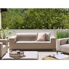 Beliani 2 vietų sodo sofa ROVIGO smėlio spalvos