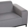 Beliani 2 vietų sodo sofa ROVIGO pilka