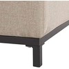 Beliani 2 vietų sodo sofa ROVIGO smėlio spalvos