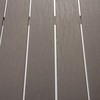 Beliani Sodo stalas iš aliuminio 180 x 90 cm pilkas VERNIO
