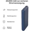 Išorinė baterija - Belkin 20000mAh, mėlyna