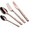 24 DALIŲ STALIO ĮRANKŲ RINKINYS. GLOSSY BERLINGER HAUS ROSEGOLD BH-2621
