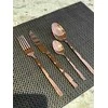 24 DALIŲ STALIO ĮRANKŲ RINKINYS. GLOSSY BERLINGER HAUS ROSEGOLD BH-2621