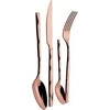 24 DALIŲ STALIO ĮRANKŲ RINKINYS. GLOSSY BERLINGER HAUS ROSEGOLD BH-2621