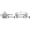 Korpusiniai spaustuvai BESSEY REVO KREV 2000x95mm