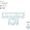 Bestway Bestway Power Steel rėmo rinkinys, 732 cm x 366 cm x 122 cm, baseinas (tamsiai ruda / mėlyna, medžio dekoro, su filtrų siurbliu)