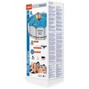 Bestway karkasinis baseinas su filtravimo pompa ir priedais, 3.66 x 1.22 m, pilkas, apvalus
