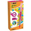 Bic Tekstas žymeklis Highlighter Flex, rožinis, pakuotėje 12 vnt. 494879
