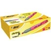 Bic Teksto žymeklis Highlighter XL 2-5 mm, rožinis, pakuotėje 10 vnt. 247130