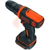 Black & Decker Juodas & Decker BDCDD12K cordless screw driller + case + rechargeable battery 1.5Ah