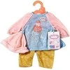Zapf Baby Annabell Little DayOutfit 2ass36cm Lėlės drabužių rinkinys