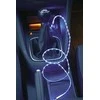 2GO USB kabelis USB Ladekabel sw mit blauer LED-Beleuchtung 100cm šviesa.