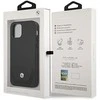 Apple iPhone 12 / 12 Pro BMW dėklas odinis Perforate (BMHCP12MRSWPK) juodos spalvos