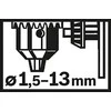 Bosch Krumpliuotas patronas 1/2-20, 1,5-13,0 mm