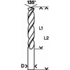 Grąžtas Bosch HSS-G grąžtai metalui 10.0mm, 5 vnt.