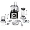 Virtuvinis kombainas Bosch Food processor MultiTalent 3 Plus 900 W, Juoda, šiaušto nerūdijančio plieno