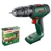 Bosch UniversalImpact18 be akumuliatoriaus ir kroviklio Akum.smūginis gręžtuvas