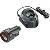 Bosch akumuliatoriaus PBA12V 1x1,5Ah ir kroviklio GAL1210 rinkinys namų ir sodo modeliams