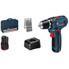 Bosch Akumuliatorinis suktuvas GSR 12V-15, 2x2.0, 25 sukimo antgaliai